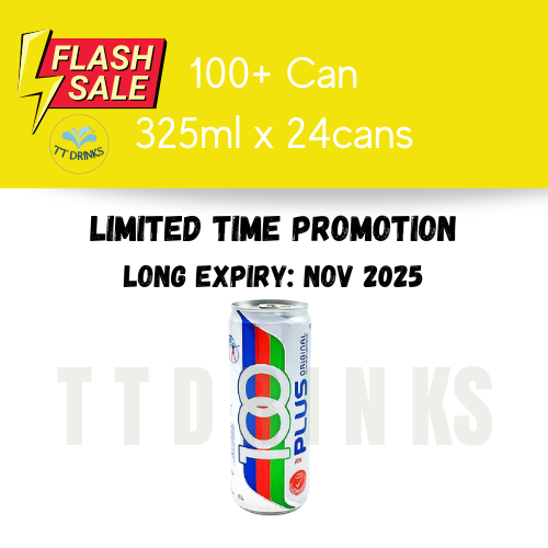 100 Plus Original Can - 100+ Can Original 325ml x24cans [SG STOCK ...