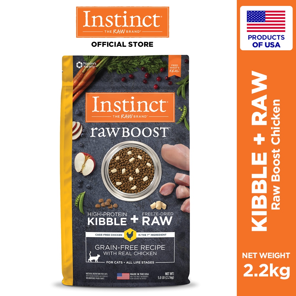 (EXP 3/26) Instinct Raw Boost Grain Free Recipe with Real Chicken ...