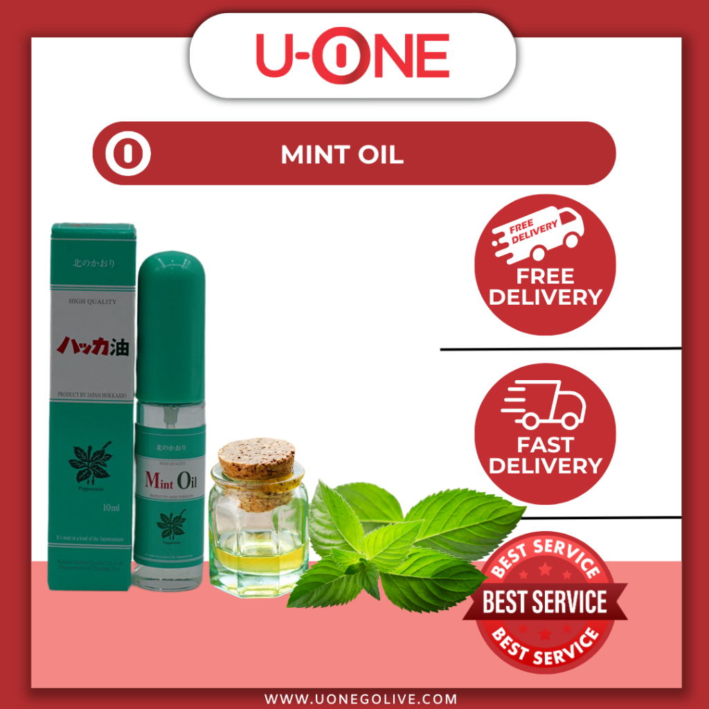 Photo inspiration: Buy Real Pure Mint Reference: U One Hakka Mint Oil 100 Pure Mint 10Ml Made