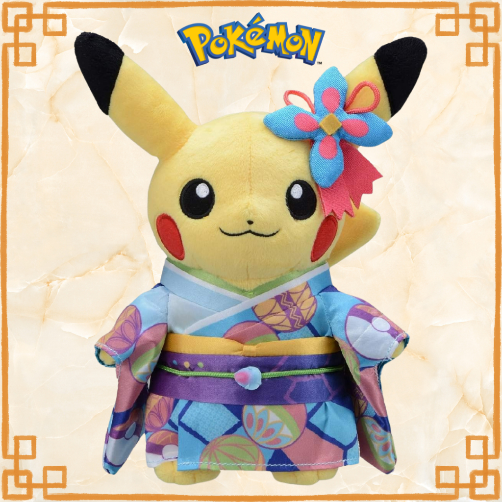 Pokemon Center Original Plush Toy Kaga Kimono Pikachu Pokemon Center Kanazawa 22 15 9.5 H W D cm Direct from Japan Shopee Singapore