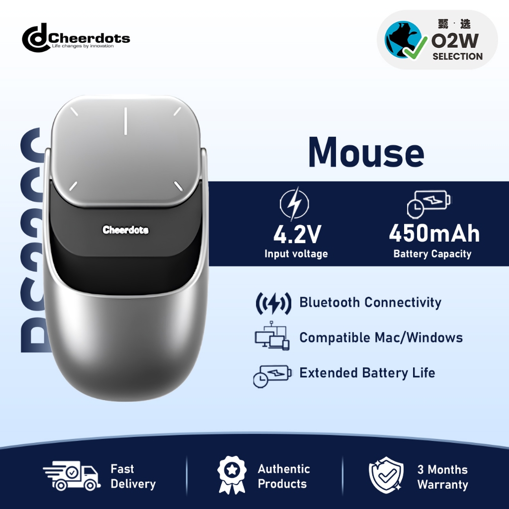 Cheerdots 2 Wireless Touchpad Pocket AirMouse AI Recording ChanGPT ...