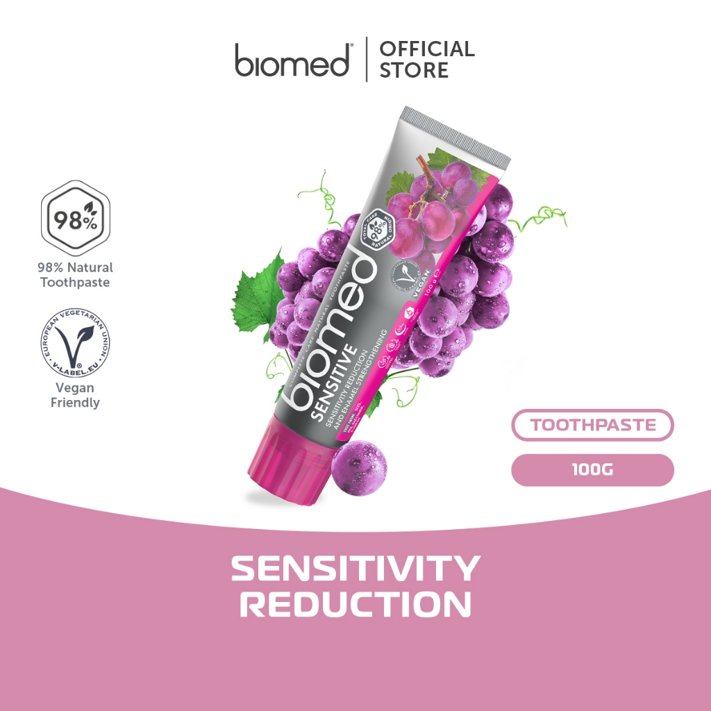 BIOMED Complete Natural Toothpaste SENSITIVE 100g | Shopee Singapore