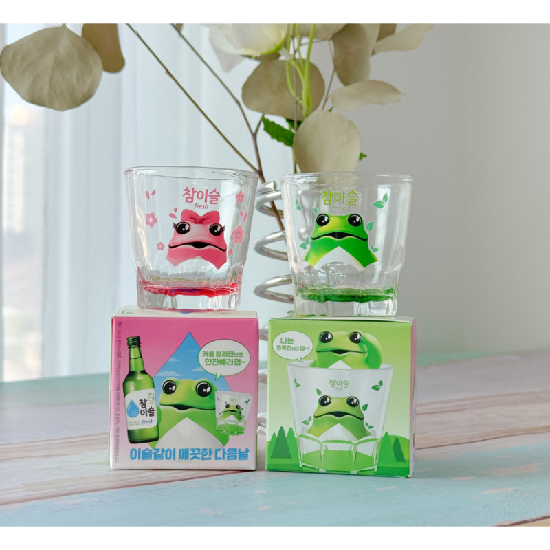 JINRO SQUID GAME キャラクターグラス 2個セット