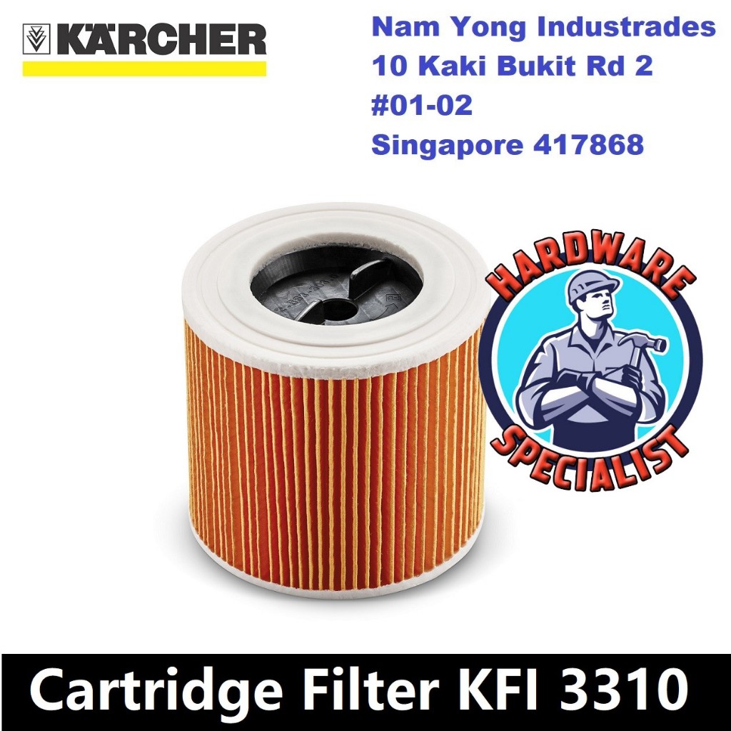 Karcher KFI 3310 Cartridge Filter For WD 2 / WD 3 / SE4001 (For Wet ...