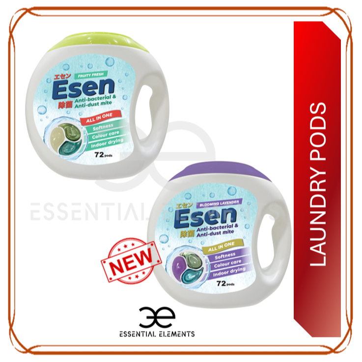 Esen Laundry Pods 3 in 1- Softness/Colour Care/Indoor Drying/Stain ...