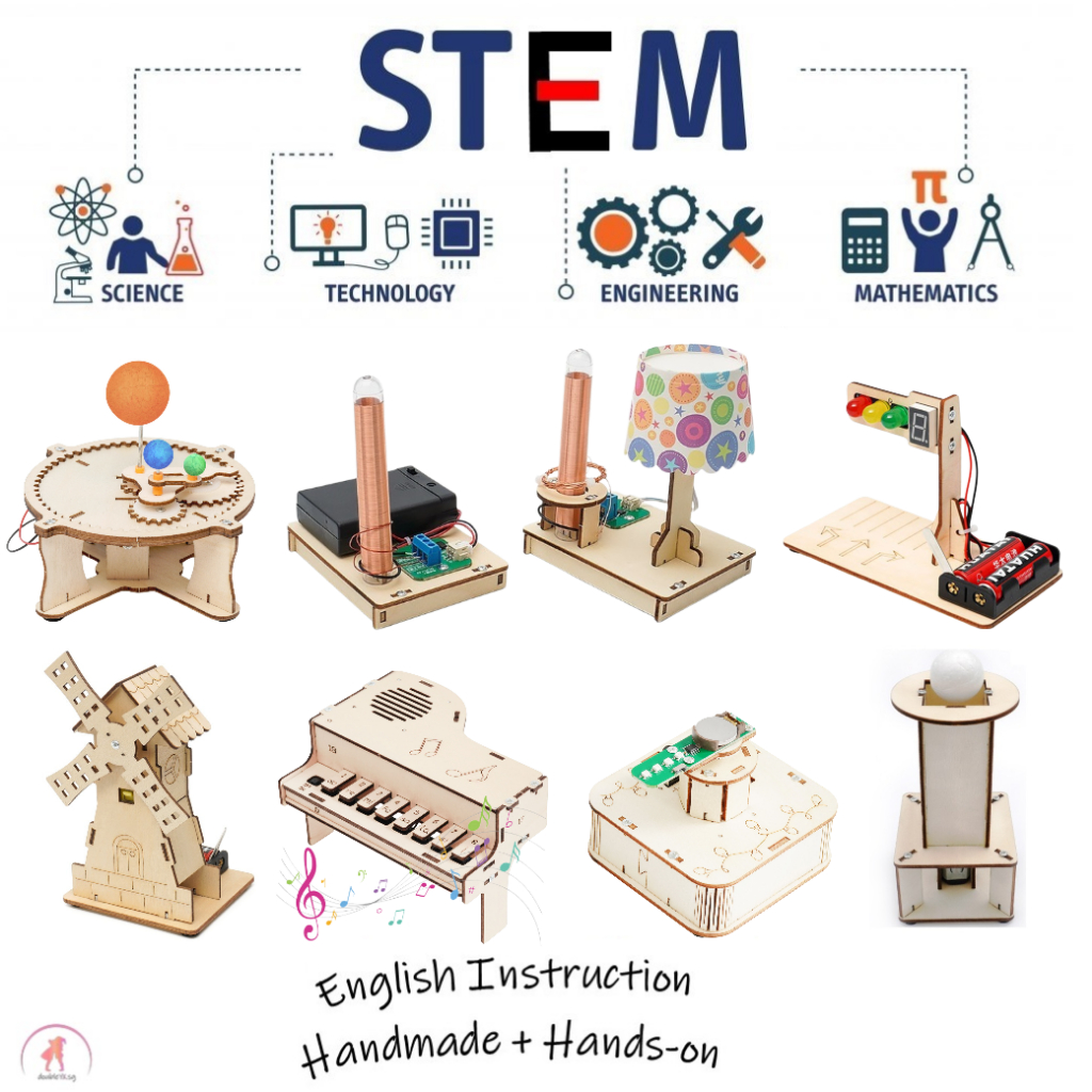 (SG Seller) STEM for Kids DIY Science Toy - Kids DIY Science Electric ...