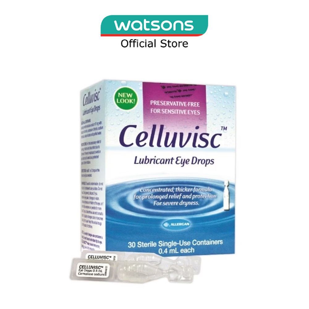 REFRESH Celluvisc Eye Gel 30x0.4ml (Expiry: Nov`2026) | Shopee Singapore