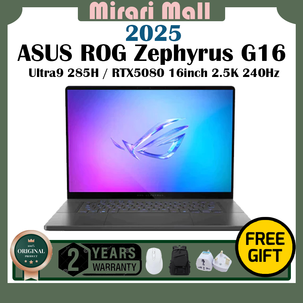 2025 ASUS ROG Zephyrus G16 Air / Ultra9-285H / AI 7 H 350 / RTX5060 ...