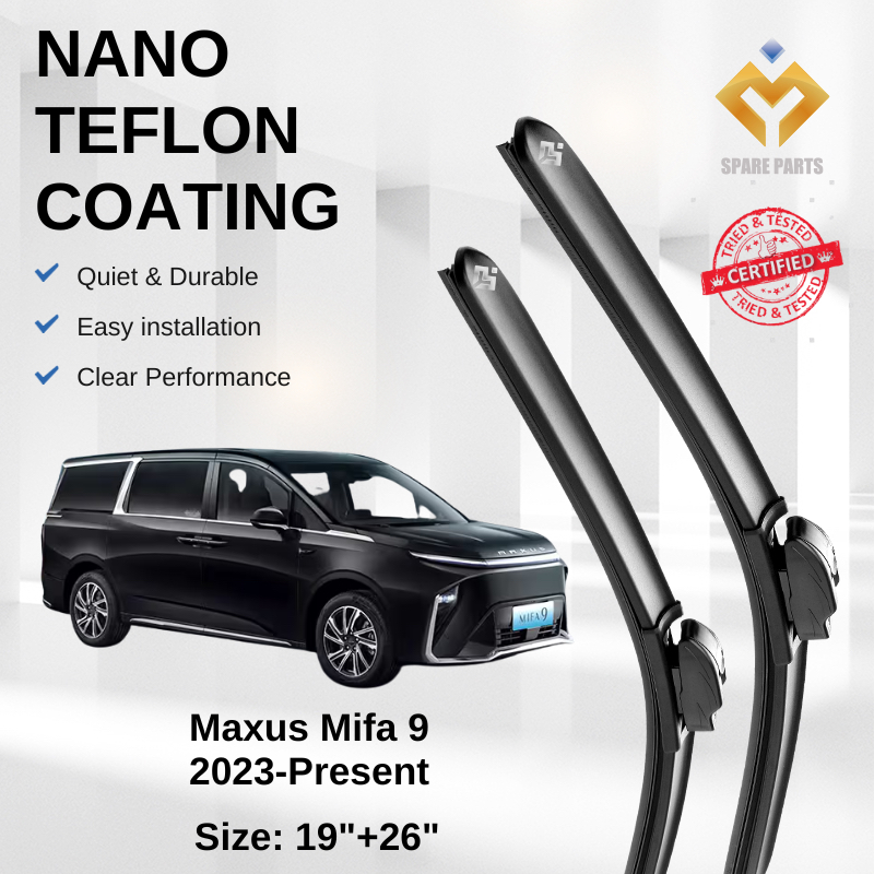 Maxus MIFA 9 2023-Present Premium Japan Tech Car Wiper Accessories 19 ...