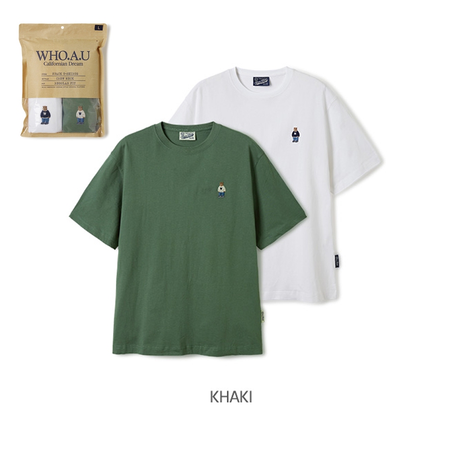 【WHO.A.U】Steve PQ Collar T-Shirt WHO.A.U] Steve PQ Collar T-Shirt | WHHAE2521U/WHHAE3721U