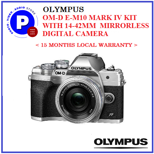 OLYMPUS OM-D E-M10 MARK IV KIT WITH 14-42MM MIRRORLESS DIGITAL