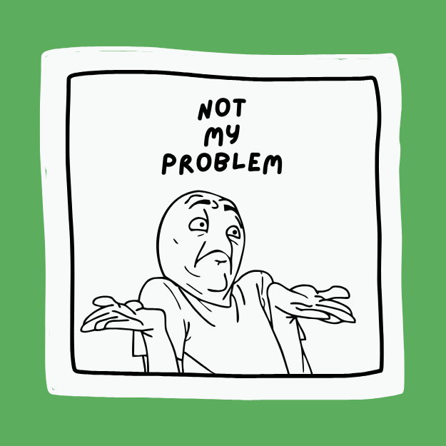 [SG🇸🇬] Not My Problem – Life as Such Meme Sticker. Gen Z Slang ...