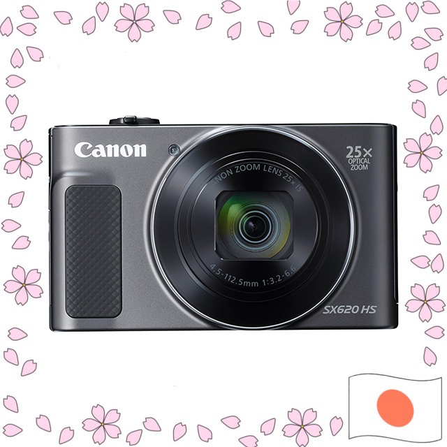 Canon Compact Digital Camera PowerShot SX620 HS Black 25x Optical