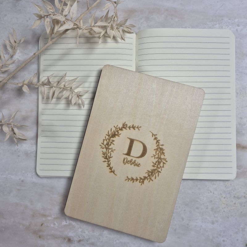 Notebook with Personalised Name and design | Engraved Name Journal ...