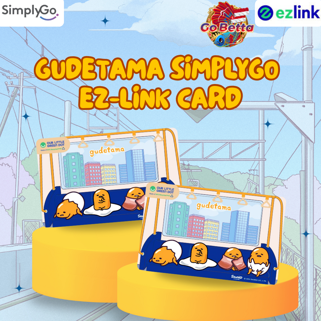 EZ-Link Card Gudetama SimplyGo – Singapore MRT & Bus Contactless ...