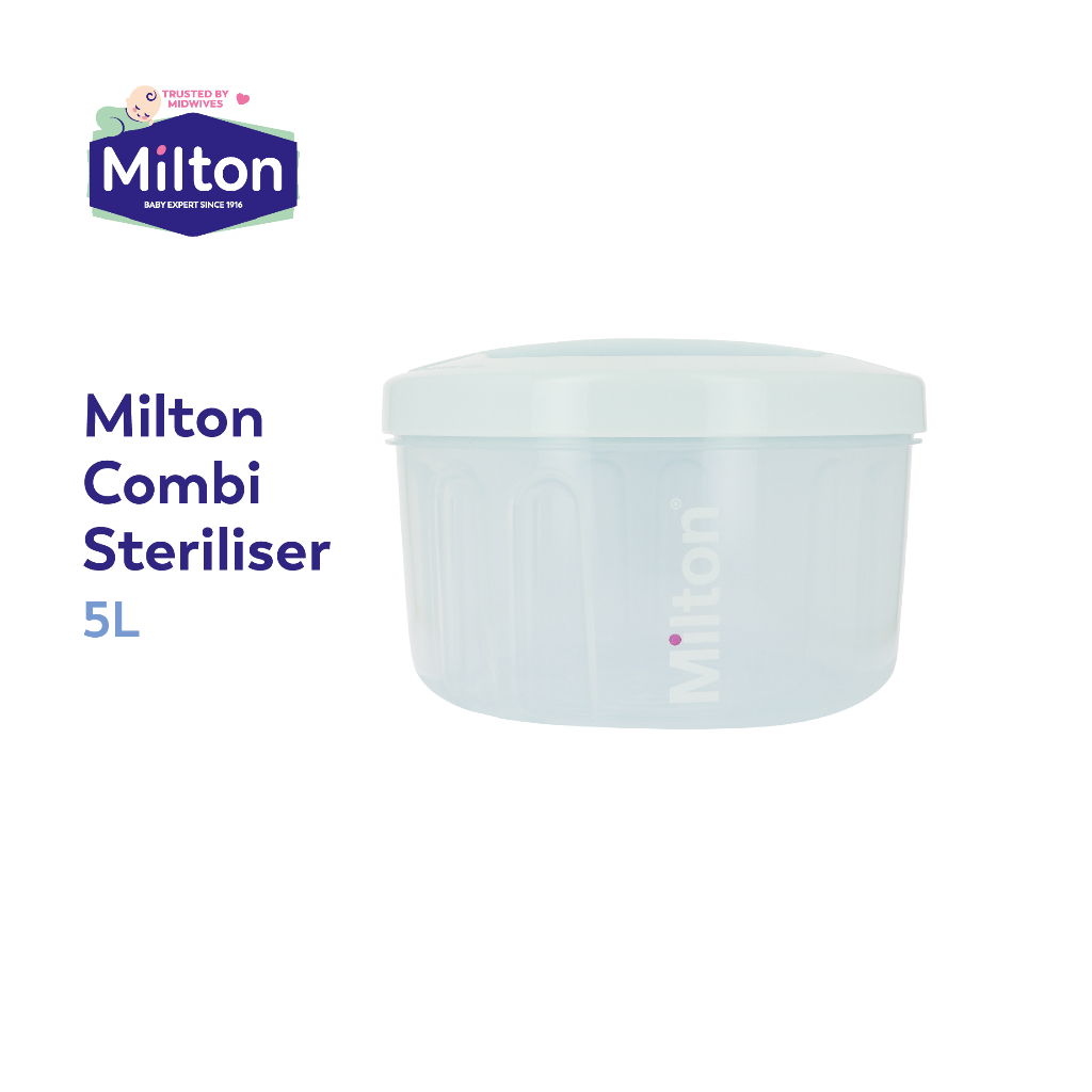 MILTON Combi Steriliser (5L) FREE Plastic Tongs MILTON