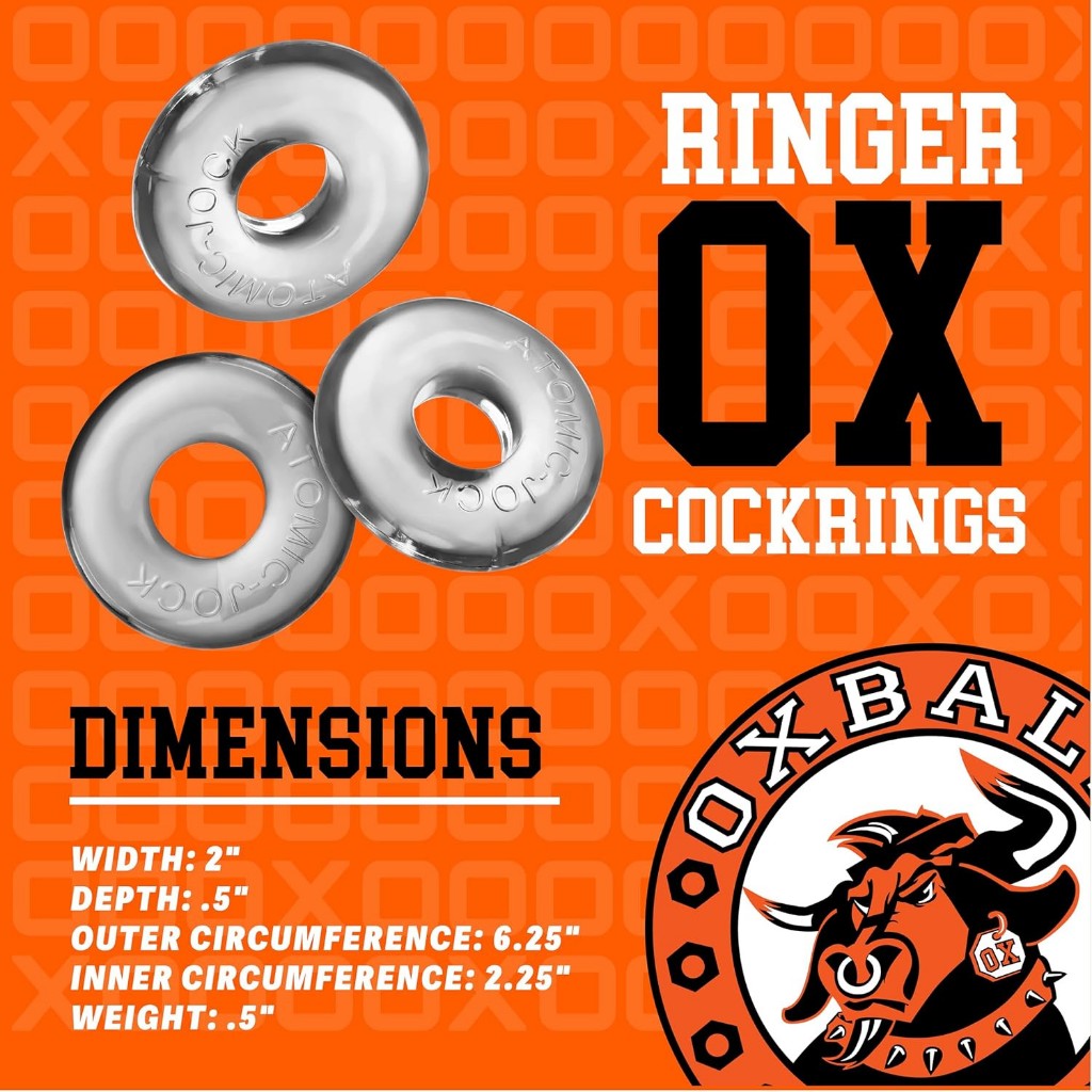 Oxballs Ringer 3-pack Cock Ring OX-1324 (Oxballs Authorized Dealer ...