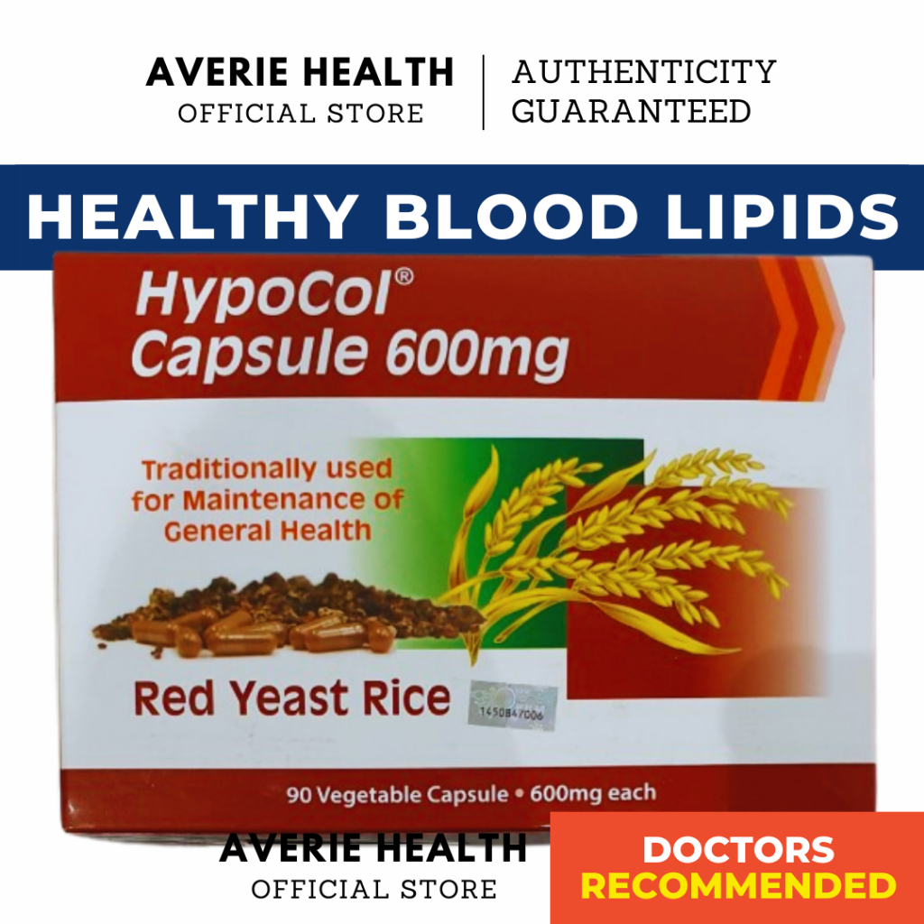 [EXP 02/27] Hypocol 600mg 90s | Red Yeast Rice, Cholesterol ...