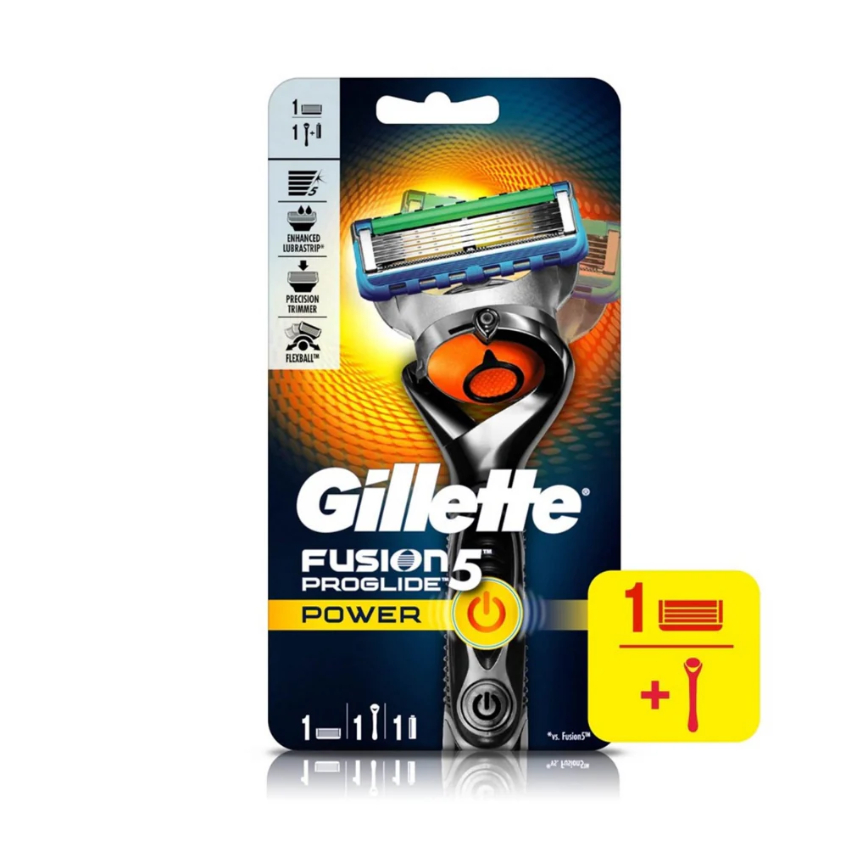 SG Local-Gillette Fusion Proglide 5 Power Razor + 1 Blades /Refill 4's ...