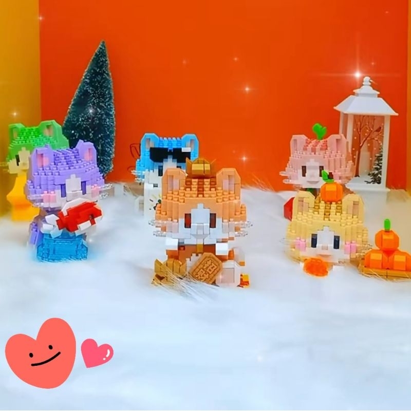 Building Blocks Lucky Zhao Cai Mao Cat CNY Chinese New Year (Ready ...
