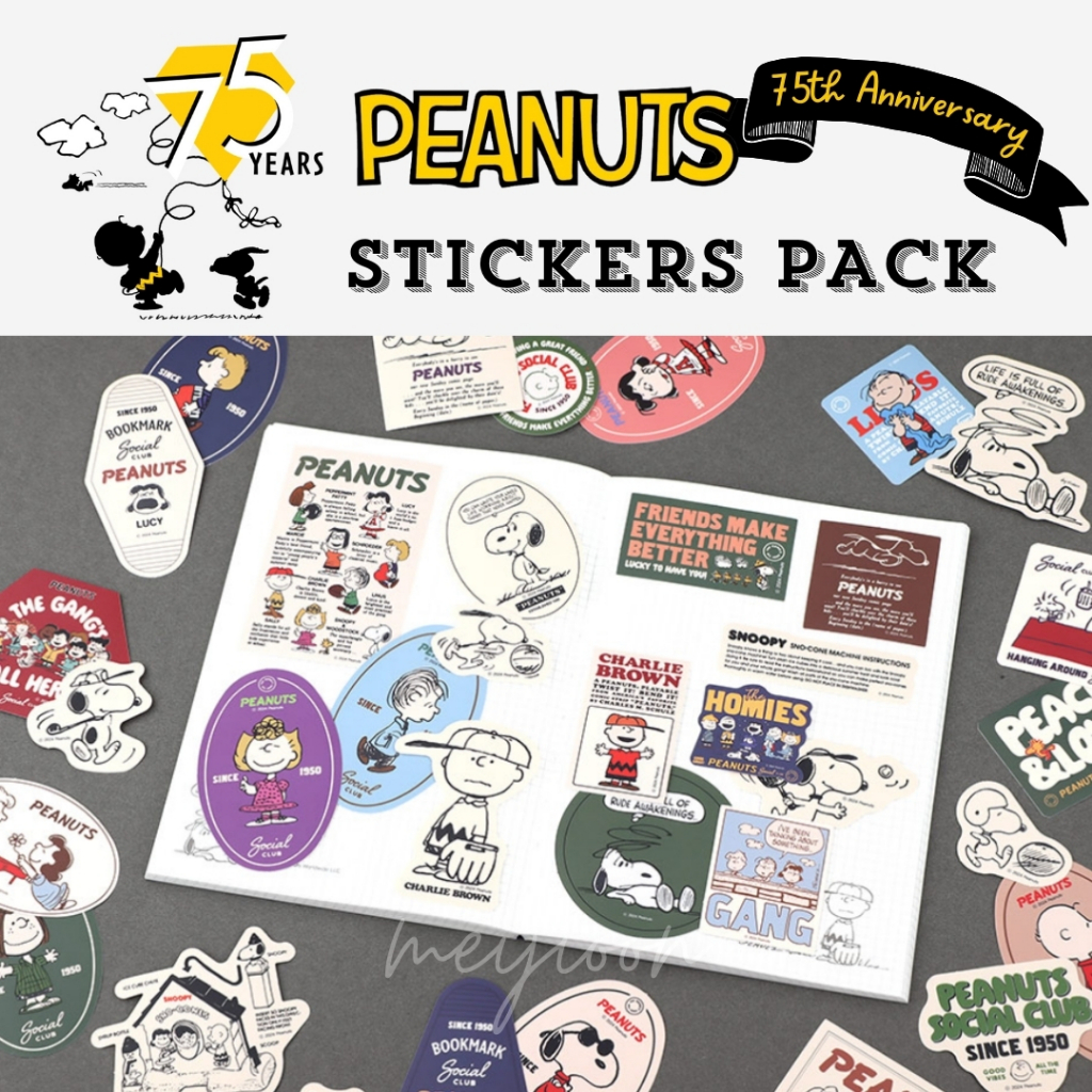 ♥from KOREA♥ PEANUTS, Snoopy and friends, 75th Anniversary High-quality ...