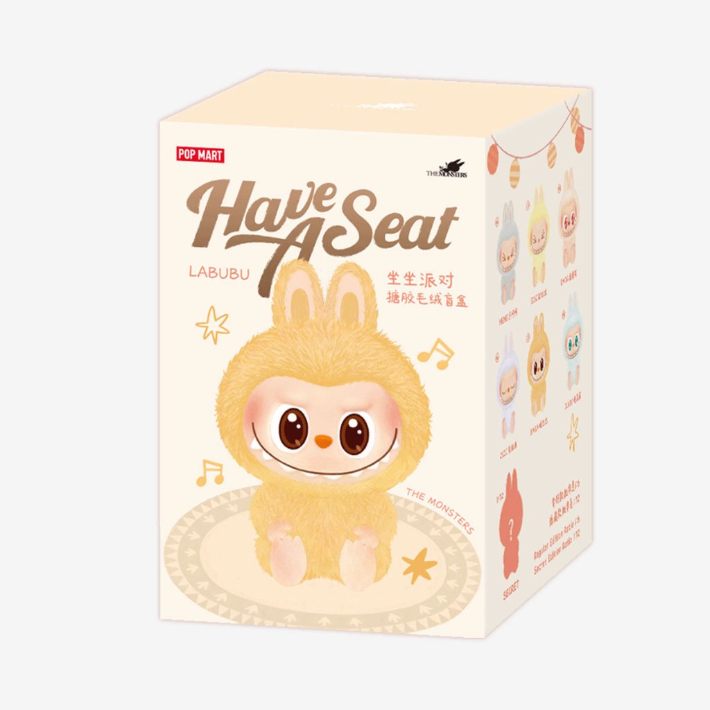 SG Stock] POP MART LABUBU The Monsters - Have A Seat Vinyl Plush