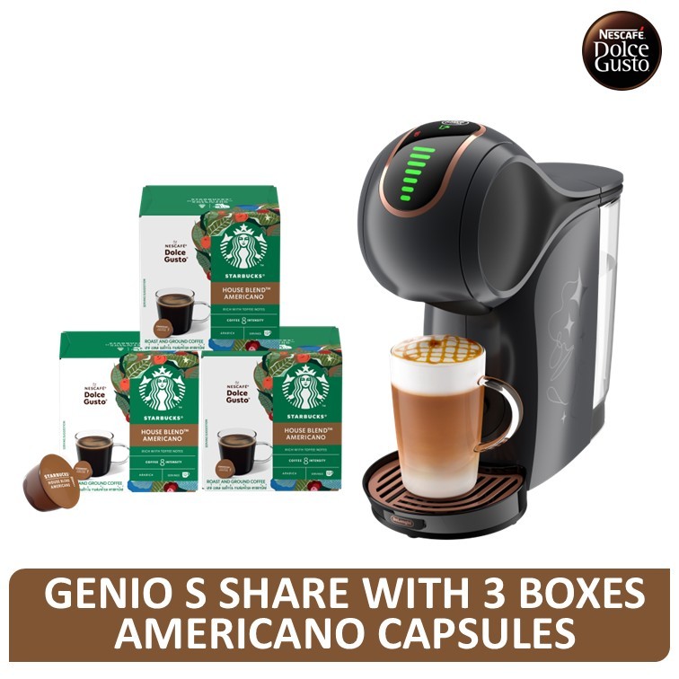 NESCAFÉ Dolce Gusto Genio S Share Nescafe Dolce Gusto Genio S Share Automatic Coffee Machine - Black