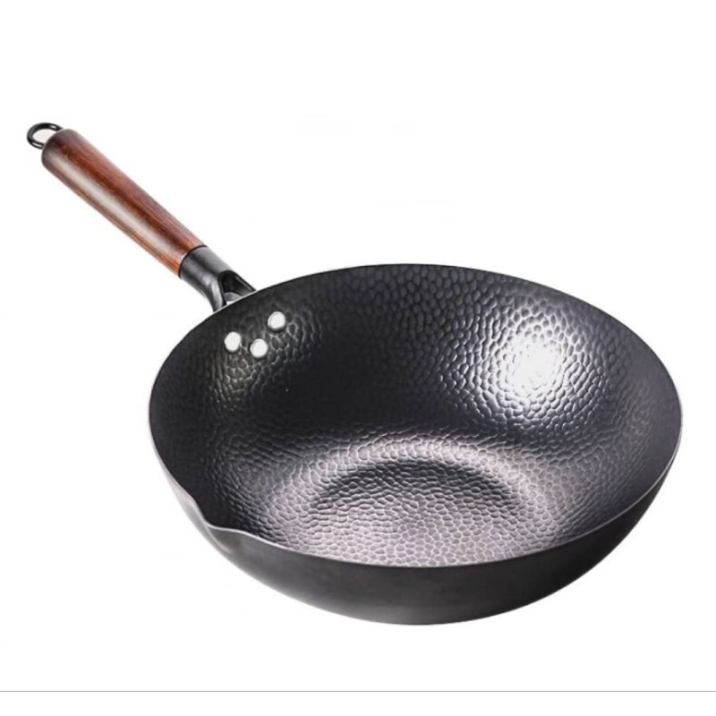 Friedewald Cast Iron Wok With Lid – 29cm, Induction Compatible, Non-Stick Coating – Perfect For 2-4 People, All Hobs & BBQ