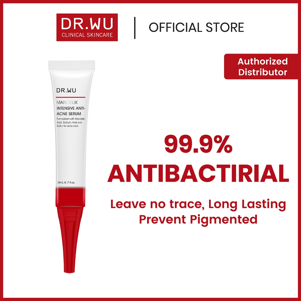 DR WU] Mandelik Intensive Anti-Acne Serum 20ml - 99.9 