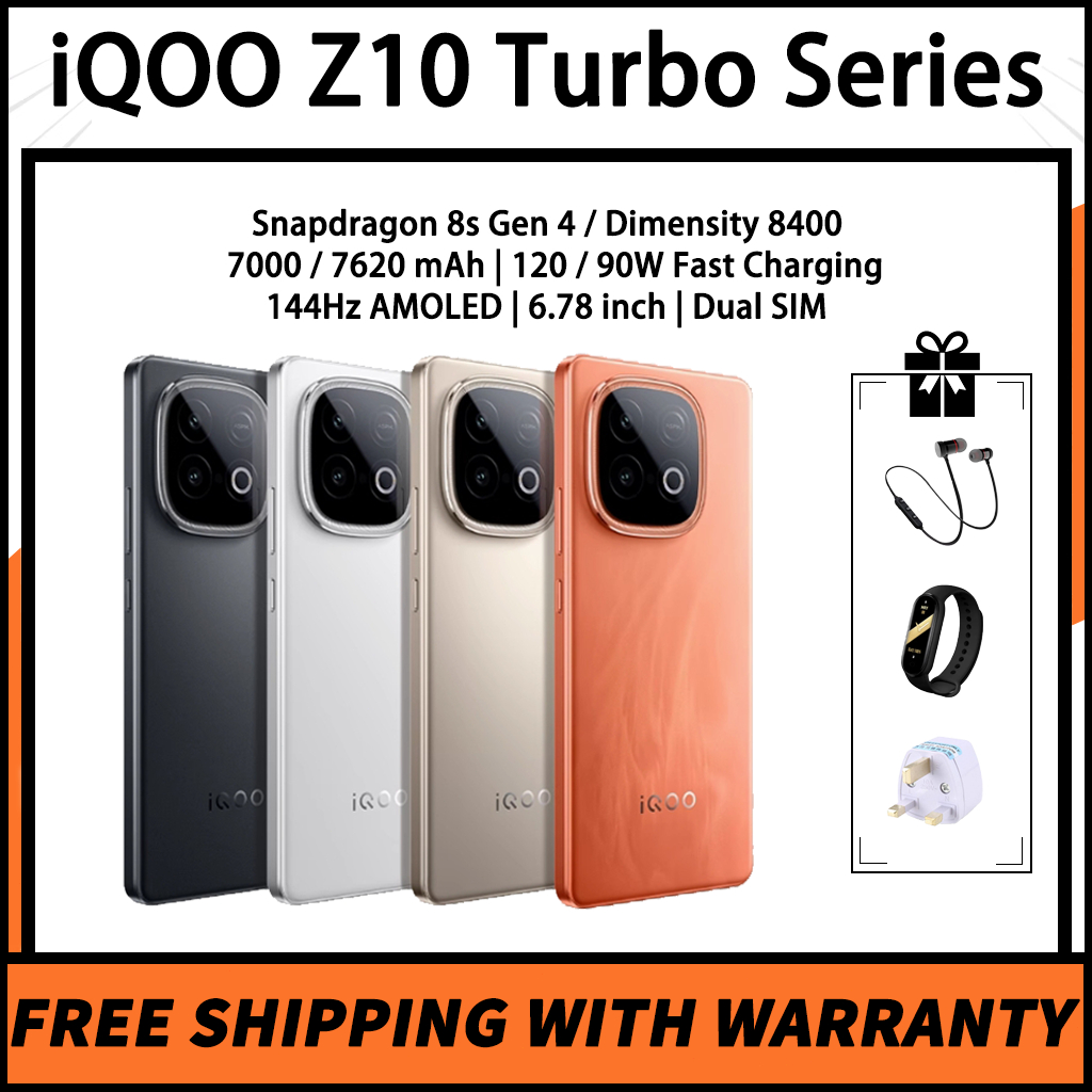 VIVO iQOO Z10 Turbo/ iQOO Z10 Turbo Pro Snapdragon 8s Gen 4
