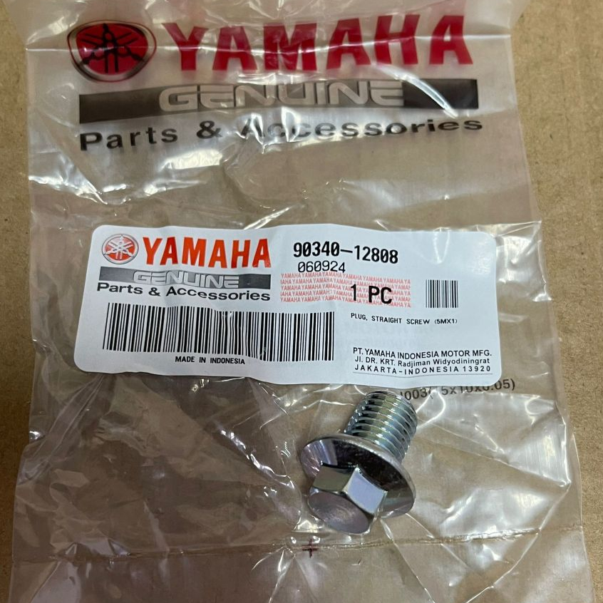 ORIGINAL YAMAHA AEROX155 XMAX300 NMAX R3 OIL NUT PLUG/STRAIGHT