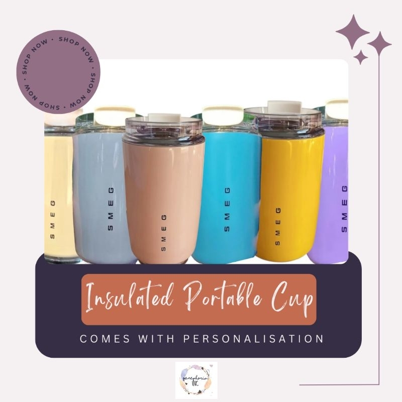 Personalised Insulated Portable Cup | Shopee Singapore