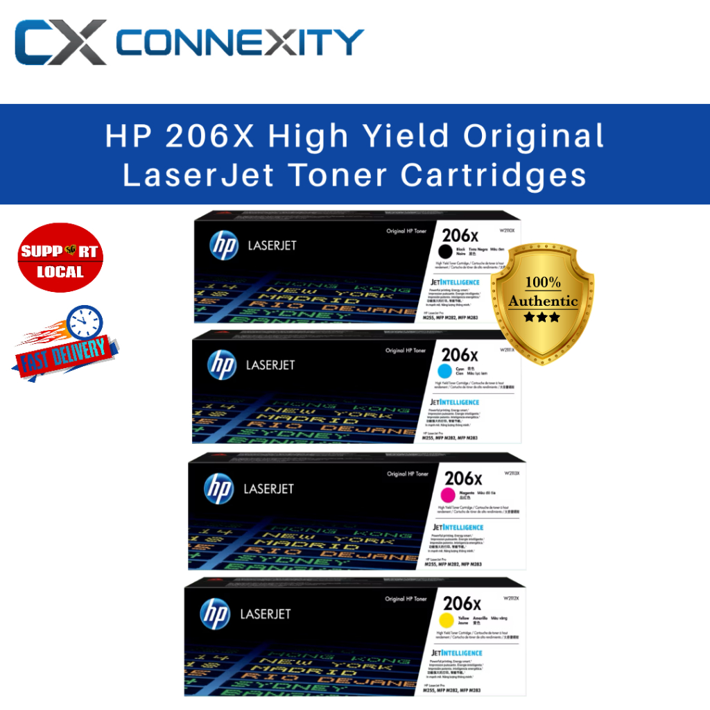 HP 206X High Yield LaserJet Toner Cartridge HP 206X Toner HP Cartridge ...