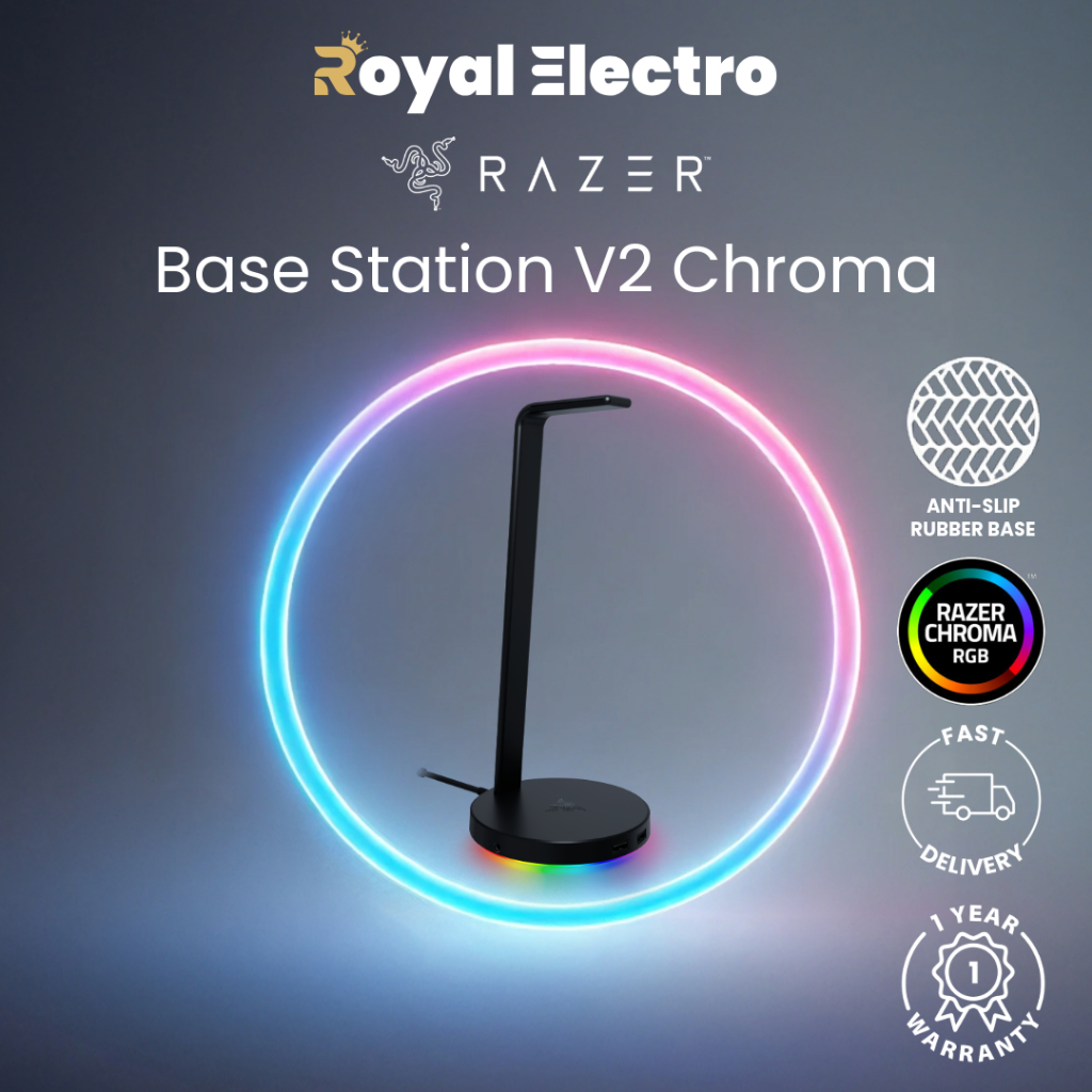Razer Base Station V2 Chroma — Headset Stand USB Hub | Shopee