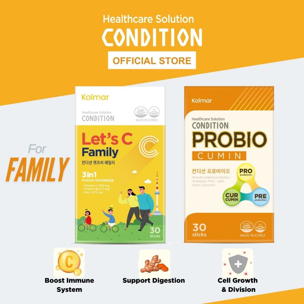 [Official Store] Condition Let's C Family 30s + Probio Cumin 30s ...