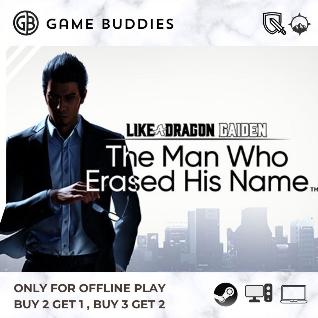 Like A Dragon Gaiden The Man Who Erased His Name PC Original Shopee