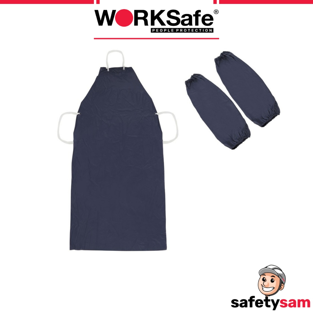 WORKSafe Vinyl Apron with Sleeves - 48