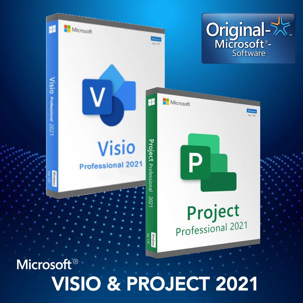 ORIGINAL Visio & Project 2024 | 2021 | 2019 | 2016 PRO Professional ...