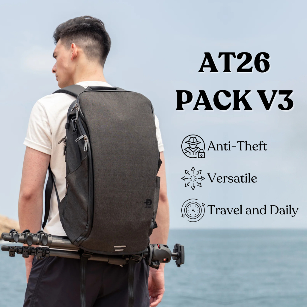 AT26 PACK V3 Anti-Theft Backpack - Water-Resistant, USB Charging,  Reflective, Travel & Daily Use | Shopee Singapore