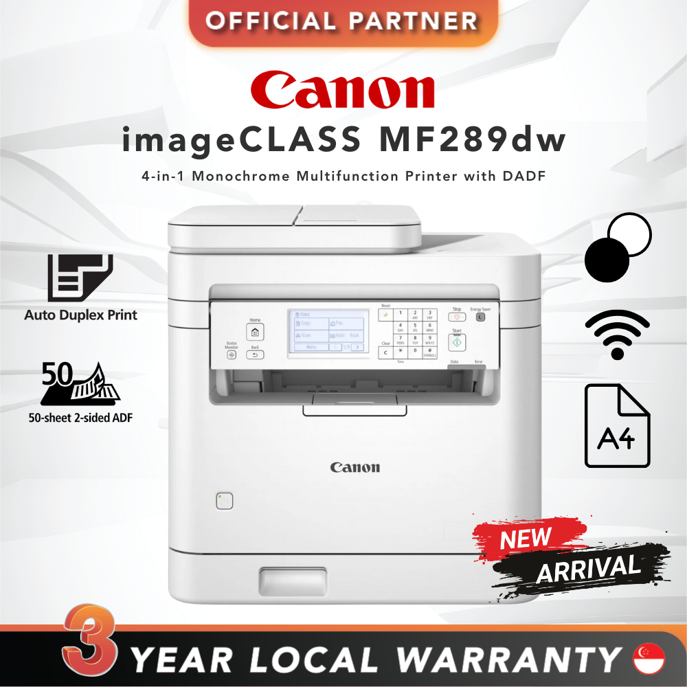 Canon imageCLASS MF289dw | 4-in-1 Monochrome Multifunction Printer with ...