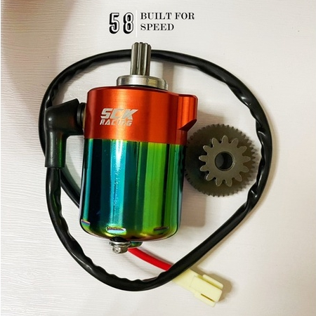SCK RACING LC135 5S JUPITERMX 5S STARTER MOTOR KIT HI-TORQ WITH STARTER ...