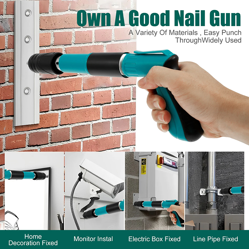 Manual steel nail gun rivet gun tool concrete wall ceiling fastener ...