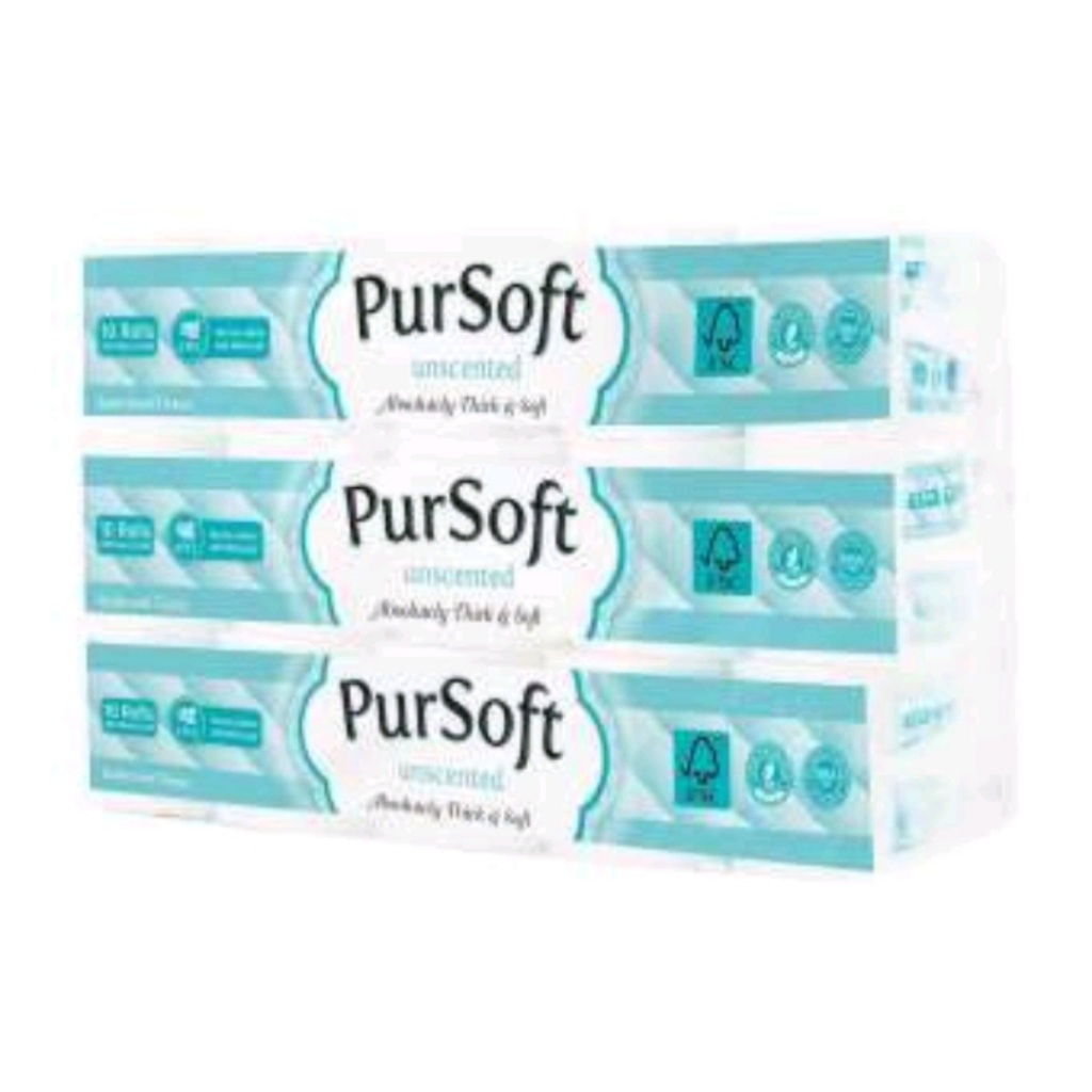PurSoft 4ply Unscented & Scented Toilet Paper, 30 Rolls | Shopee Singapore