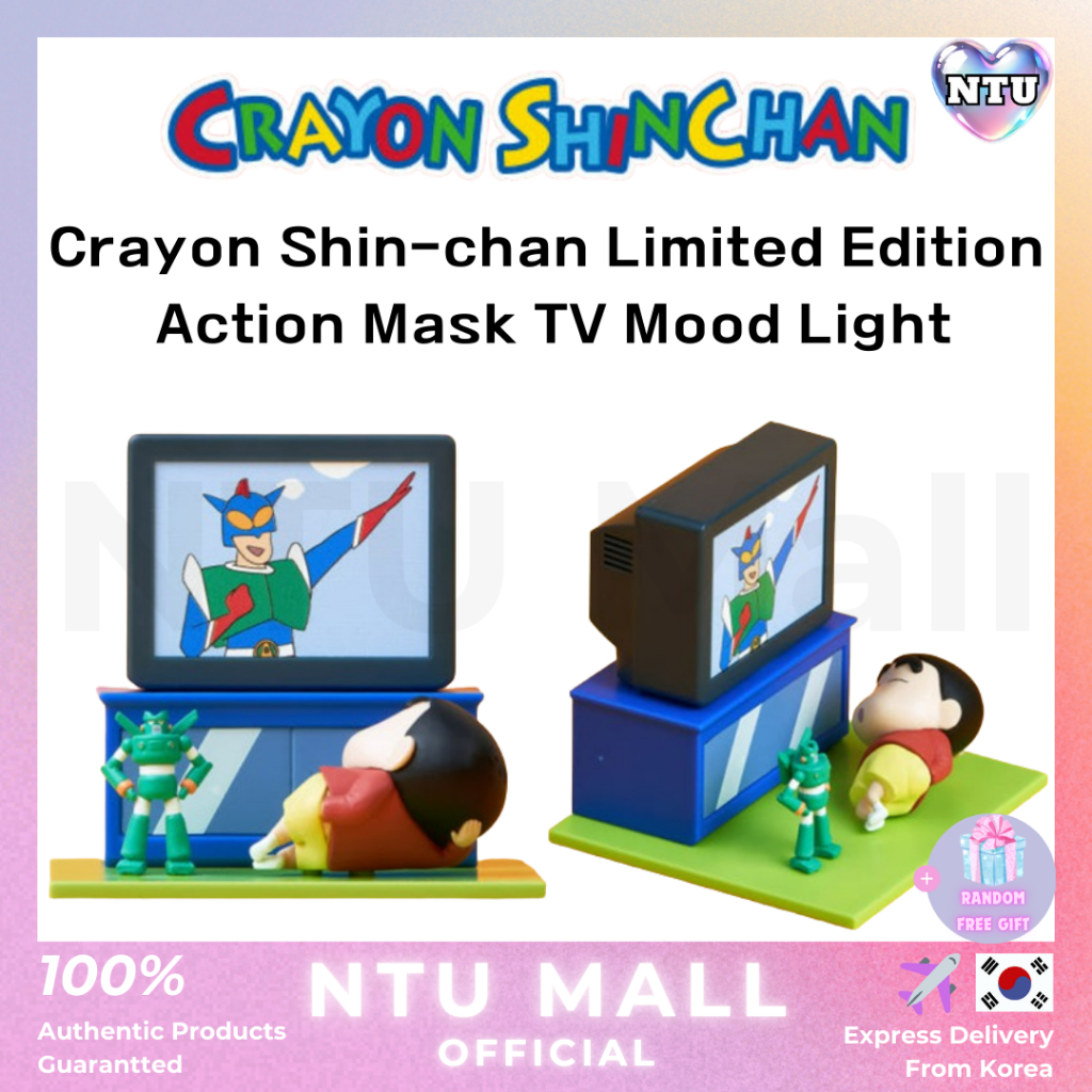 Crayon Shin chan Limited Edition Action Mask TV Mood Light Figure ...
