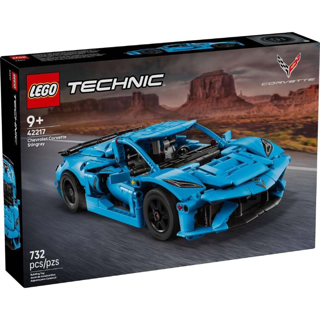 LEGO Technic 42217 Chevrolet Corvette Stingray Blue | Shopee Singapore