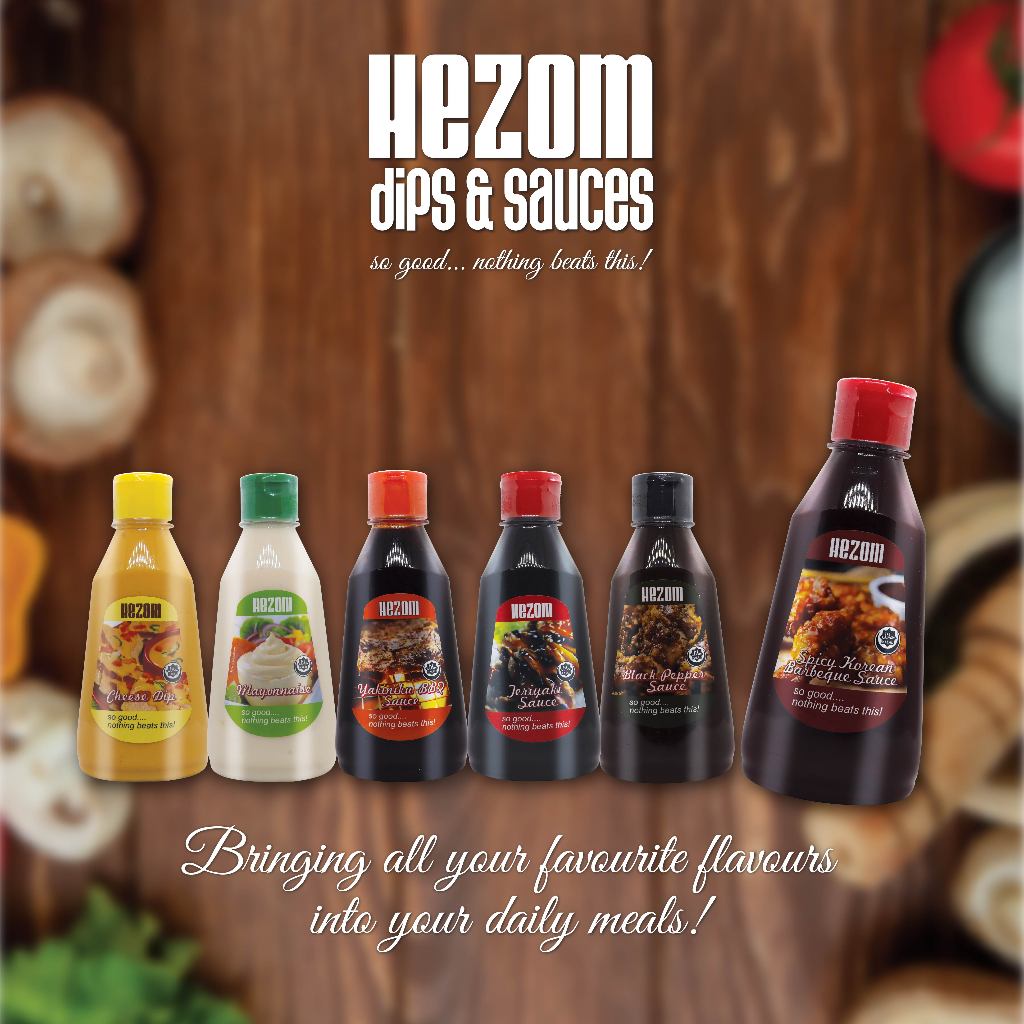 HEZOM Halal Sauces / Blackpepper / Yakiniku BBQ / Korean BBQ / Teriyaki ...