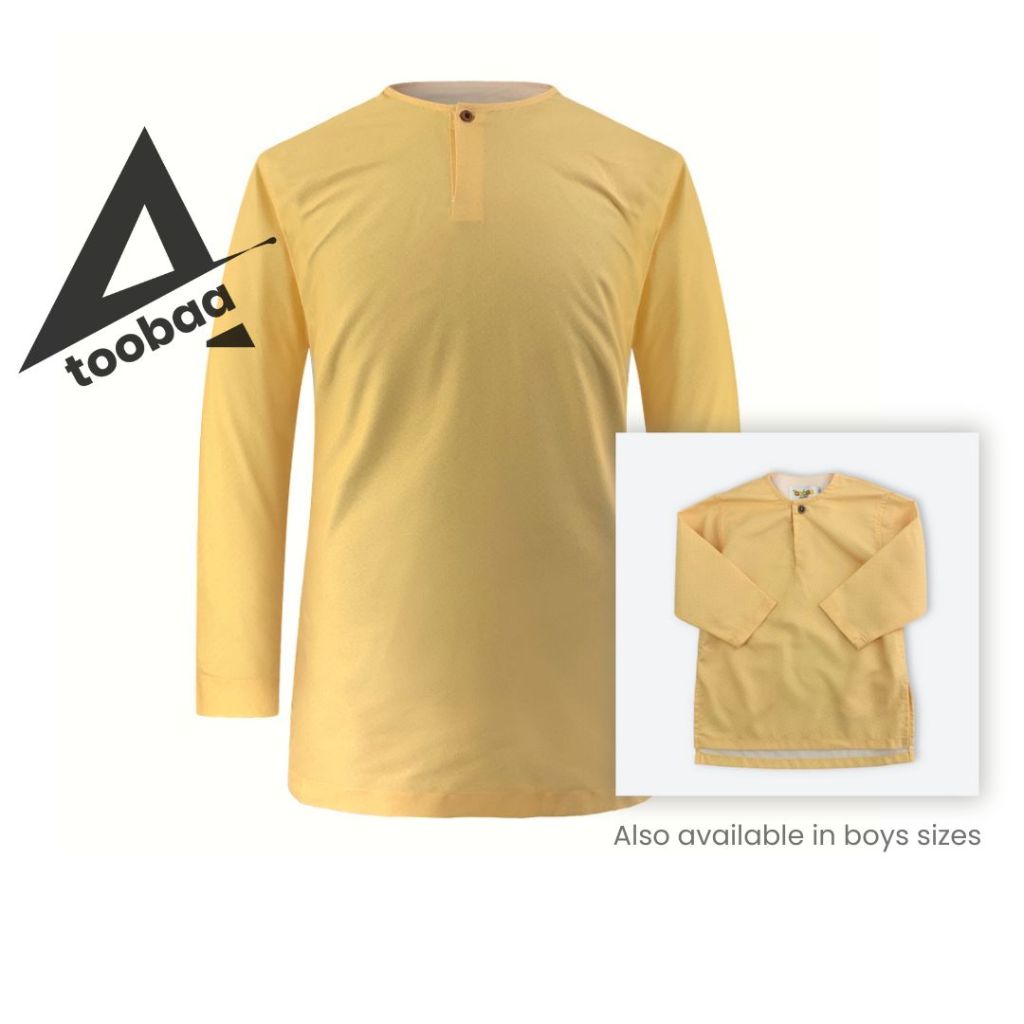 Men & Boys Kurta Inara - Gold Coast by Toobaa (Baju Batik Lelaki ...