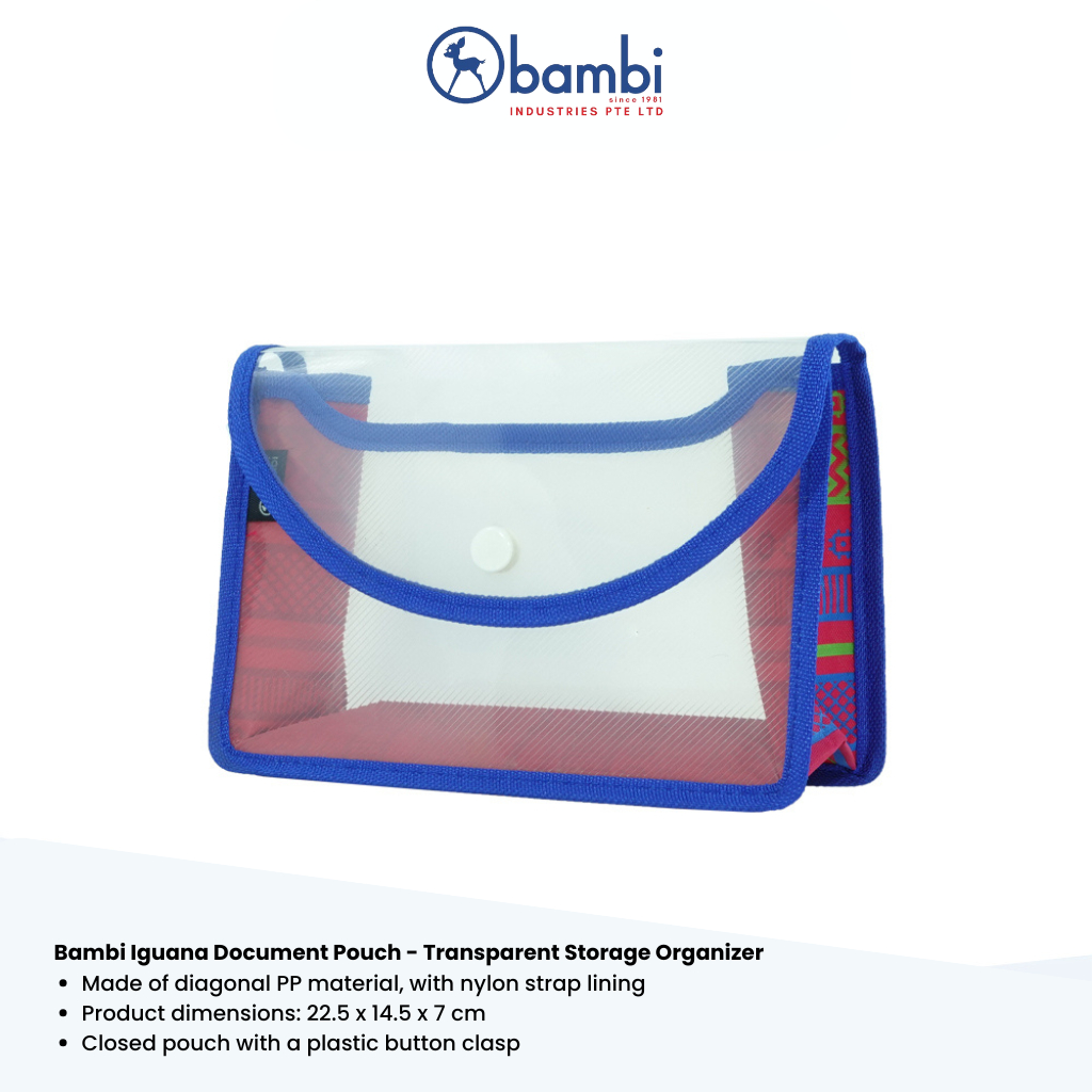 Bambi A5 Zipper Bag Document Folder Organizer Folder File Bag Original ...