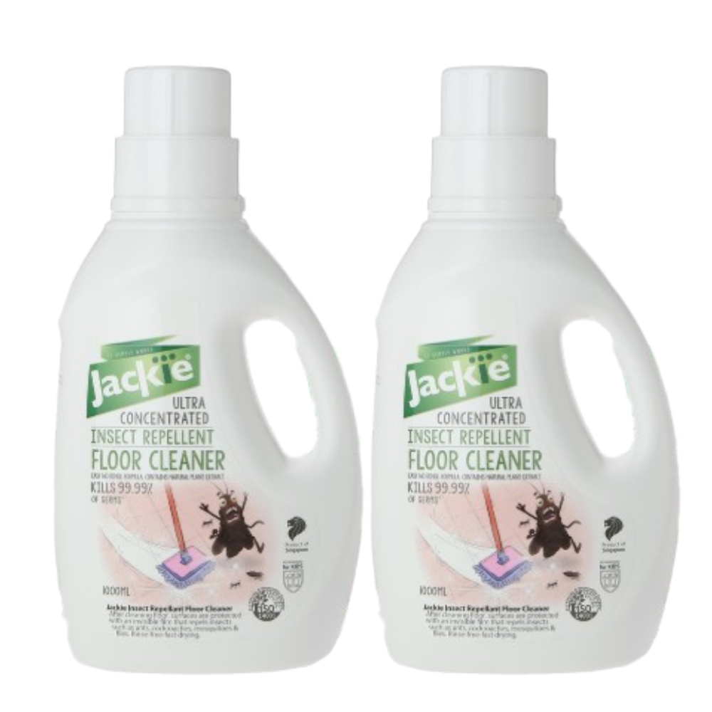 JACKIE Floor Cleaner Insect Repellent 2 BOTTLES Kills 99.99% Of Germs ...