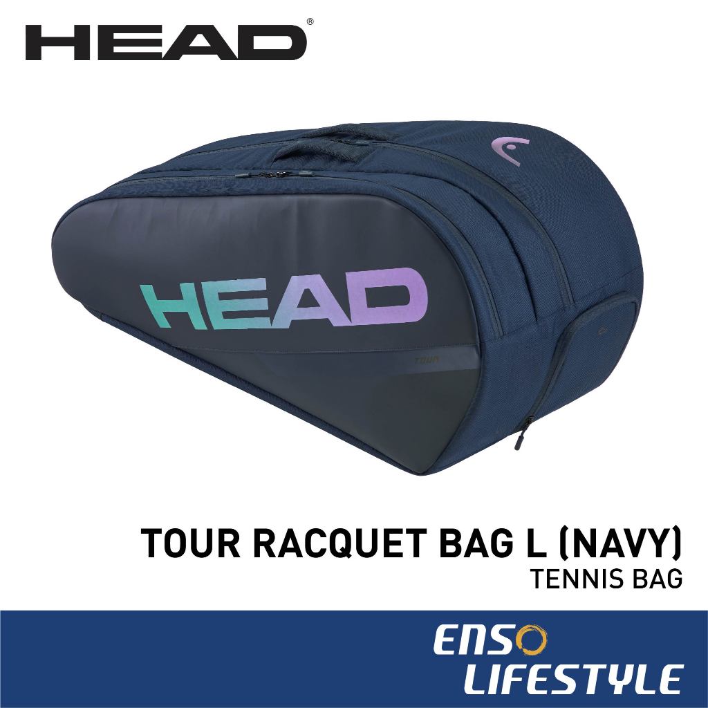HEAD Tennis Racket Bag - Tour Racquet Bag L (Navy) [Enso Lifestyle ...